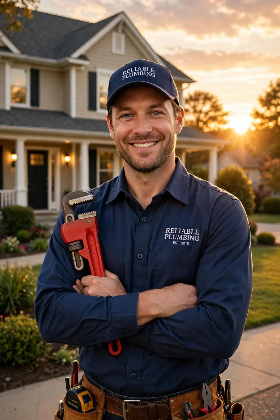 Plumber at work in a Culpeper, VA home